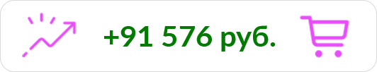 Рост выручки и продаж на 91576 руб.
